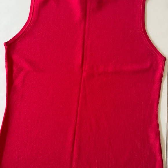 Joseph A. QU’EST-CE QUE C ‘ EST? Crew Neck Sweater Tank sz L - Picture 2 of 5